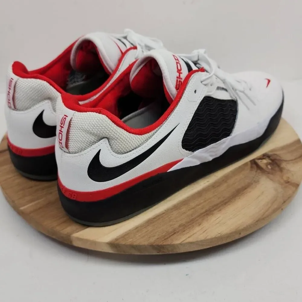 Nike Ishod Wair Premium SB Mens White Black Red Size 13